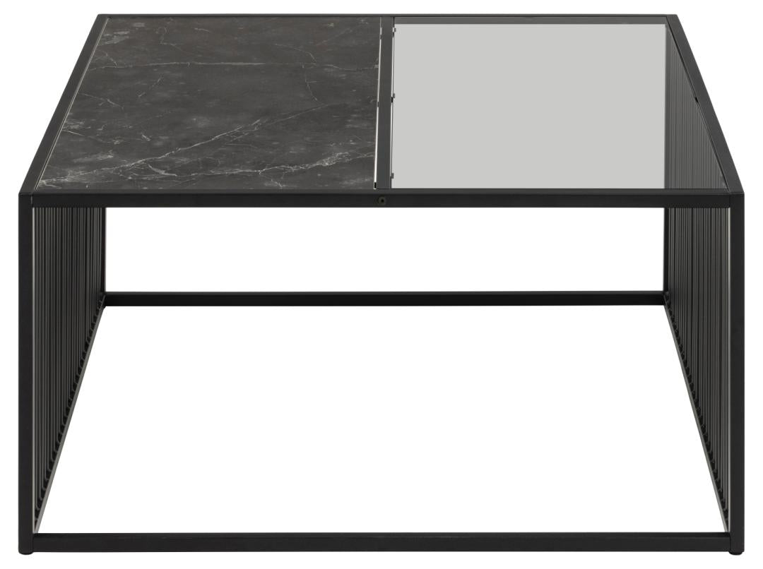 Salontafel Esme Marmerlook, 80 x 80cm