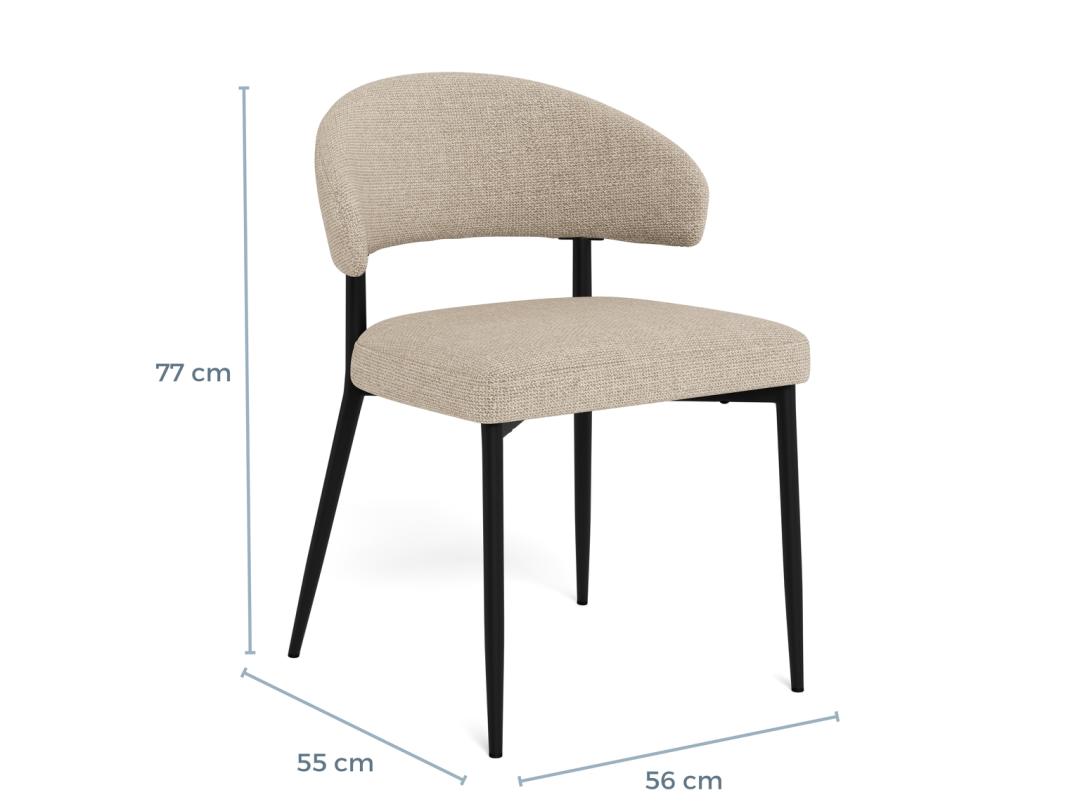 Edina eetkamerstoel (set of 2)