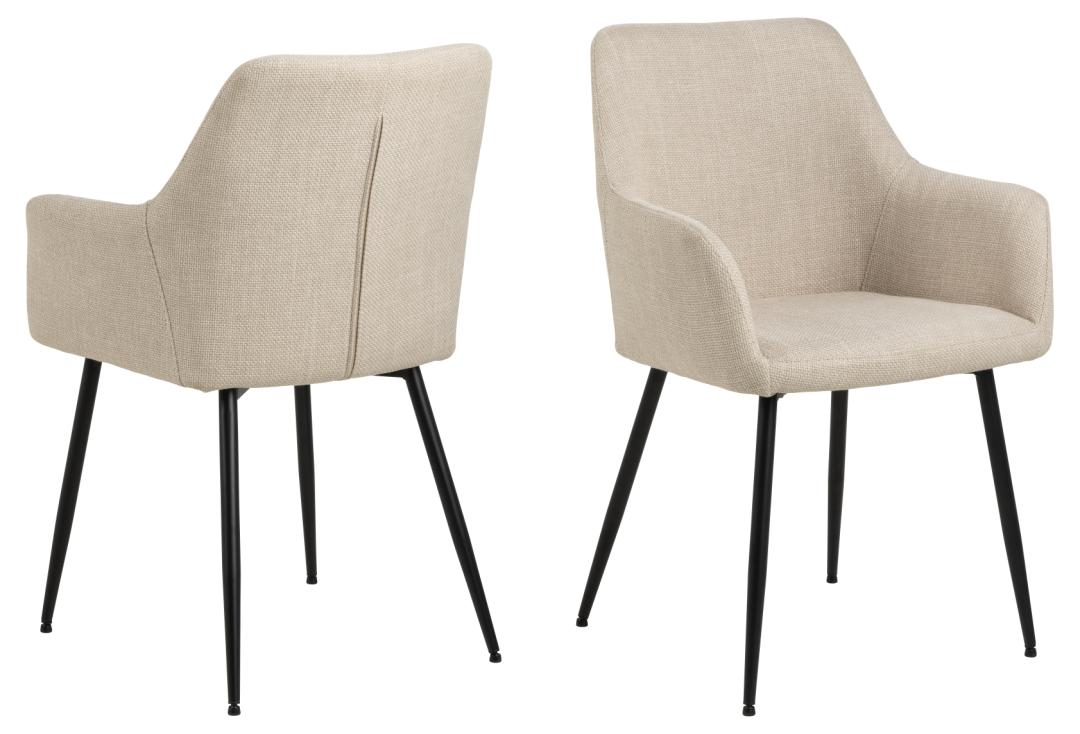 Lizzy dining chair with armrest