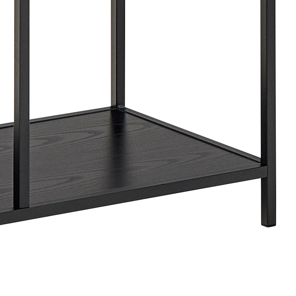 Industriële Boekenkast Zwart – 5 Planken