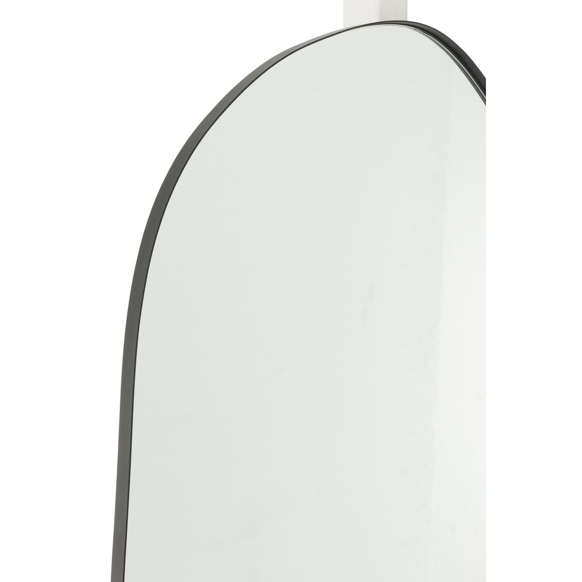 J-Line spiegel Extrema - ijzer/glas - zwart - large - 108 x 59 cm