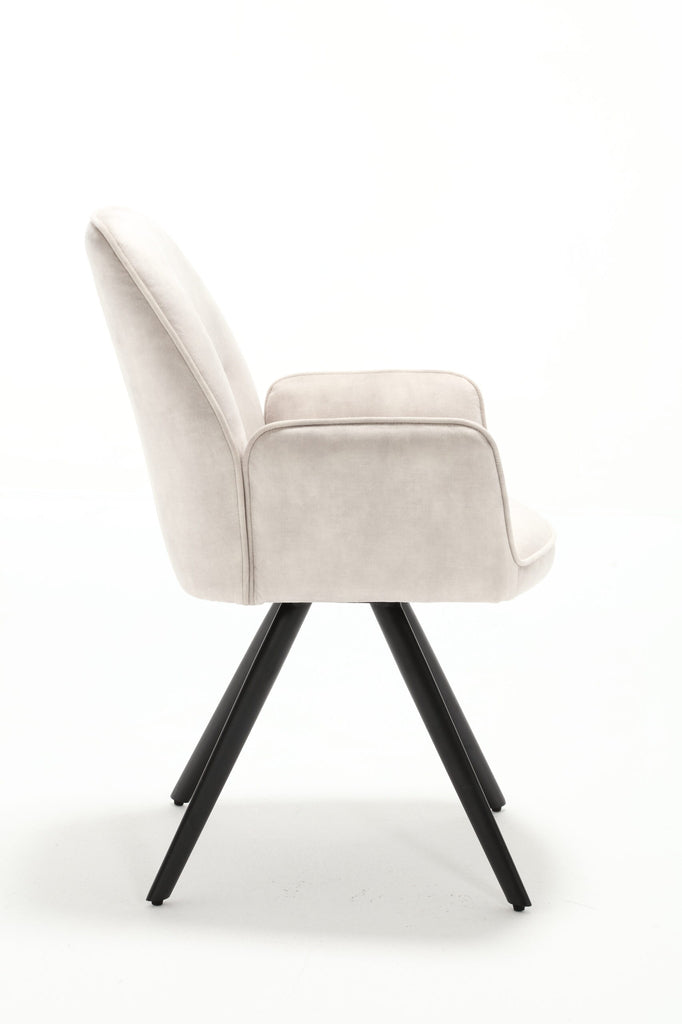 Eetkamerstoel Nova | Champagne (set of 2)