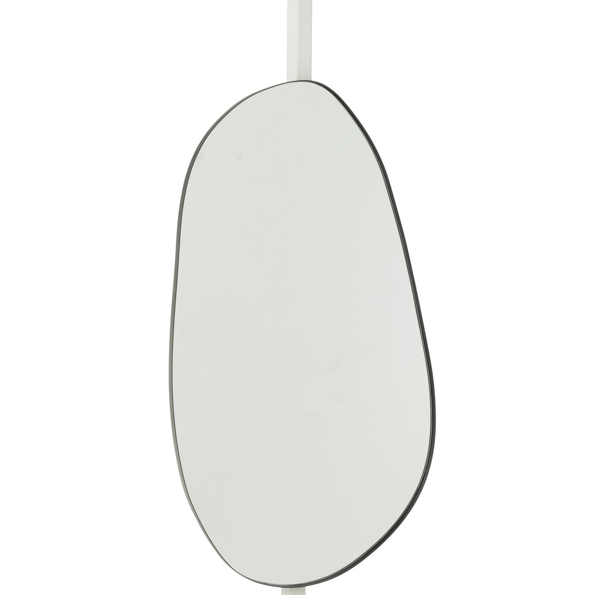 J-Line spiegel Extrema - ijzer/glas - zwart - large - 108 x 59 cm
