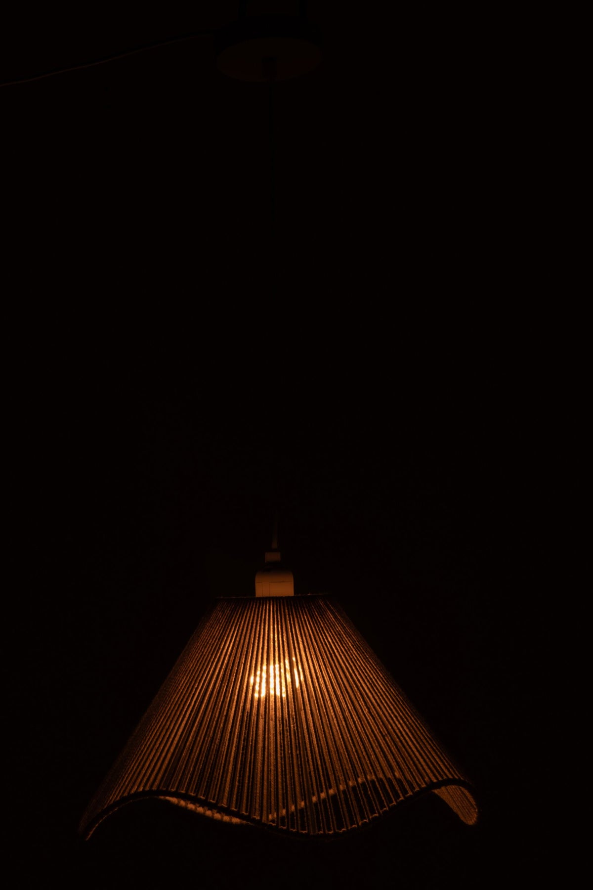 Hanglamp Rope Flax Greige