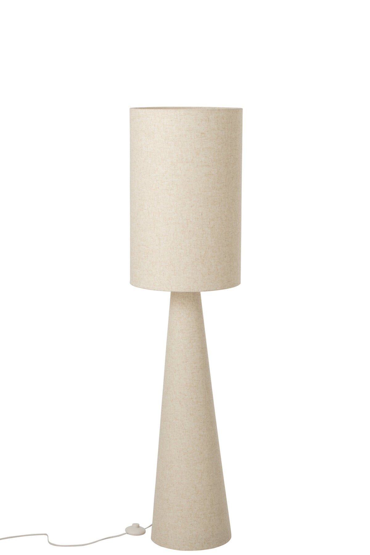 Vloerlamp Cloth – Beige – Medium
