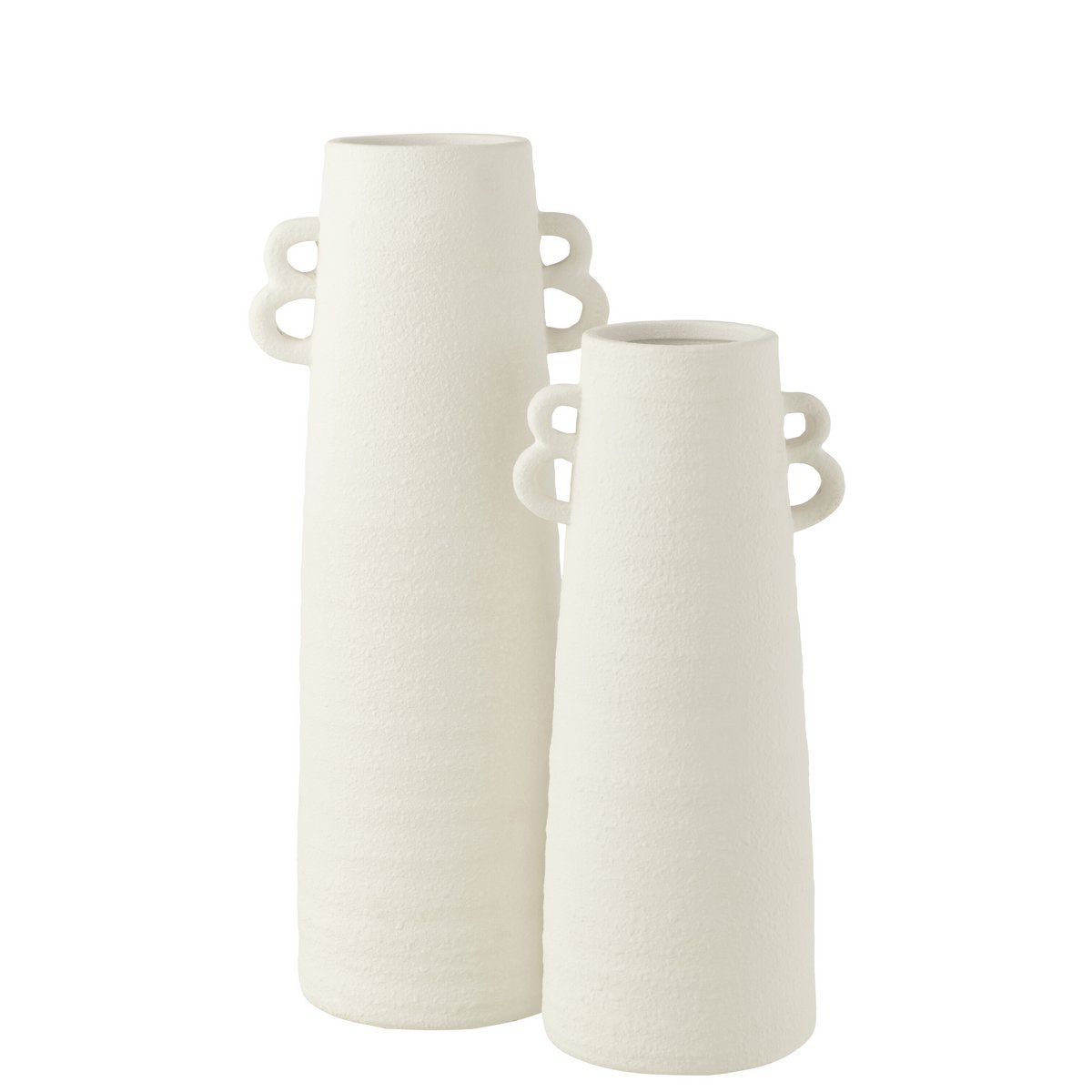 J-Line Vaas Kegel - keramiek - wit - large