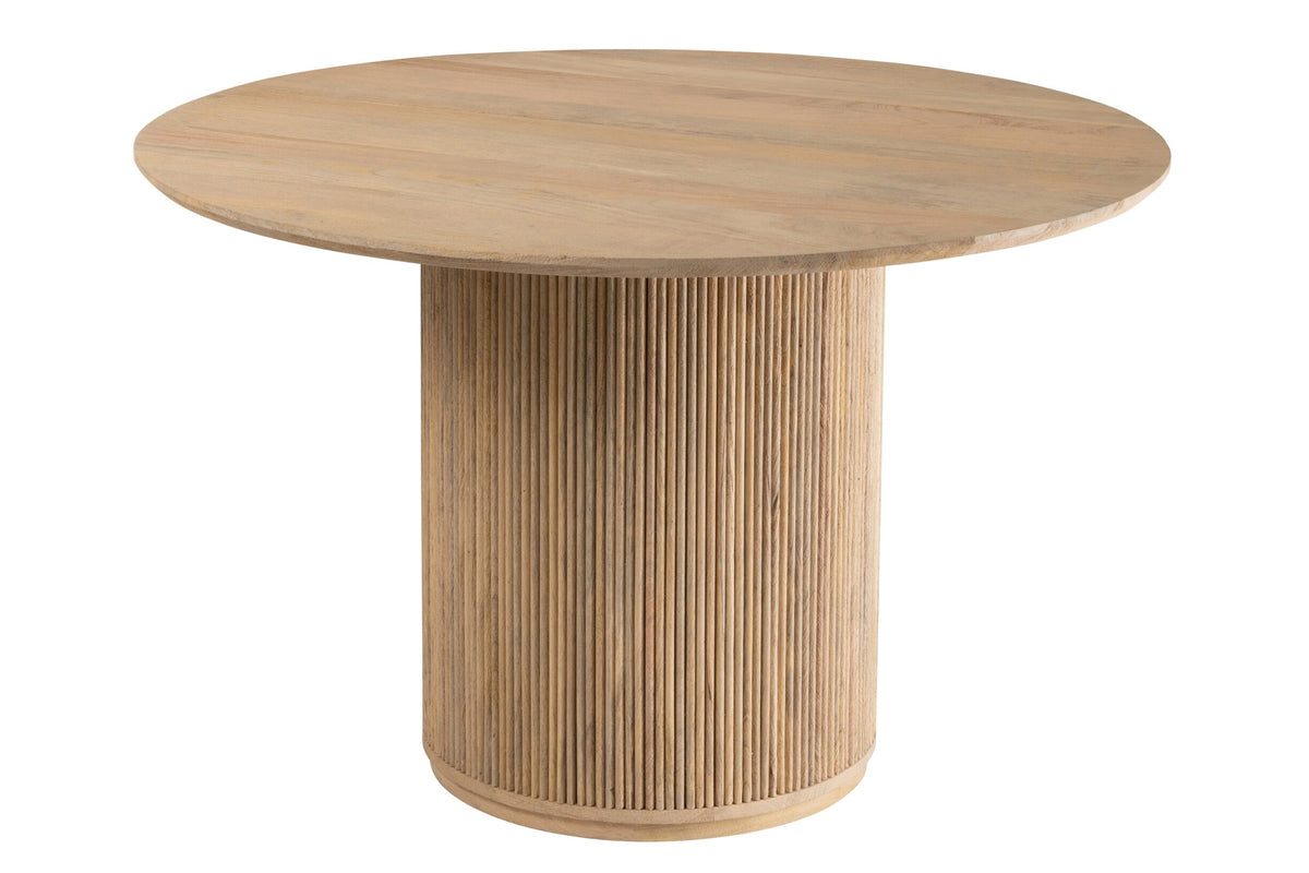 Eettafel Vincent Mangohout Naturel – Ø120 cm
