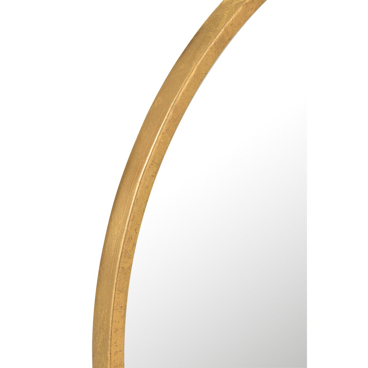 J-Line spiegel Mona Rond - ijzer/glas - goud - small