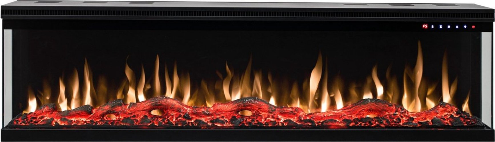 Elektrische sfeerhaard Platina 3D - 3 zijdige haard