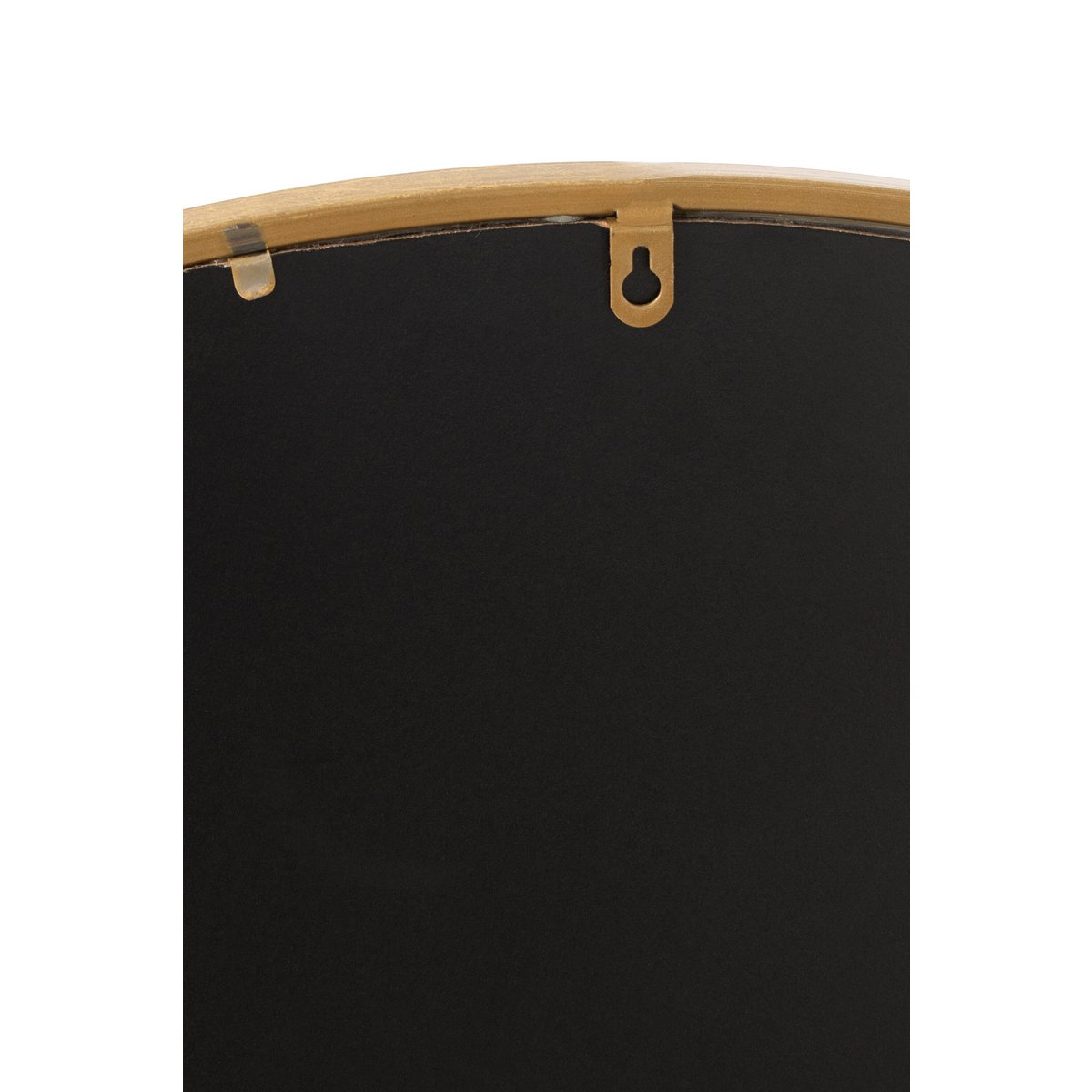 J-Line spiegel Mona Rond - ijzer/glas - goud - small
