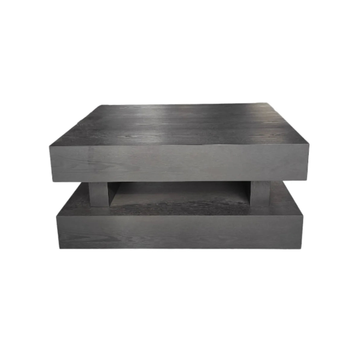 TOLEDO BLACK PLAIN VENEER WITH DRAWER 100X100