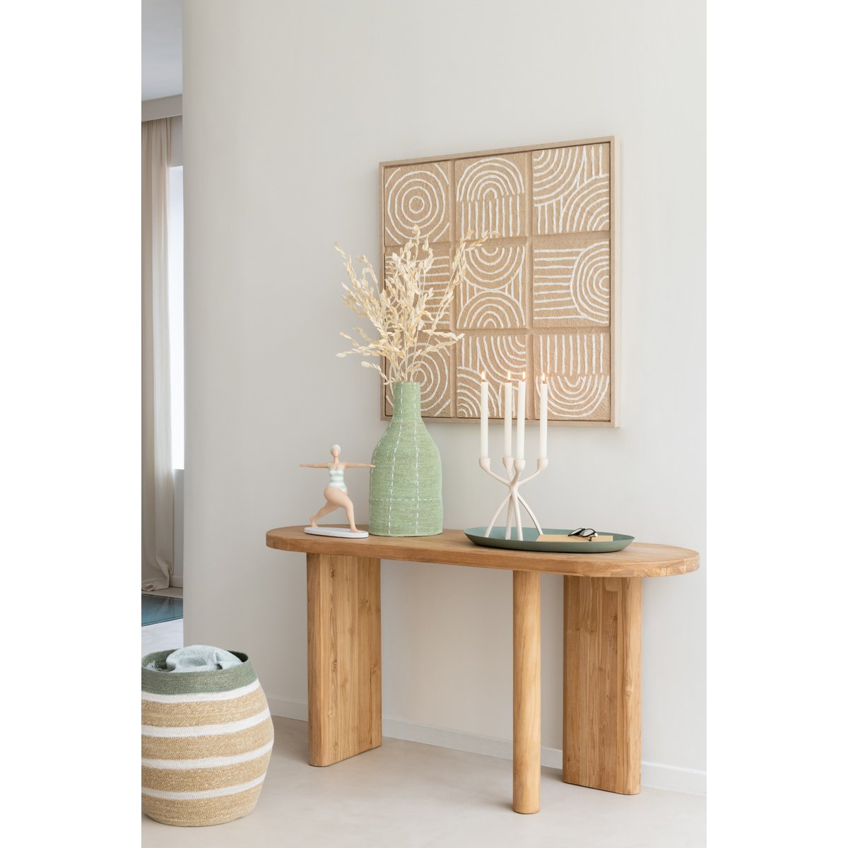 Sidetable - Teak hout - naturel