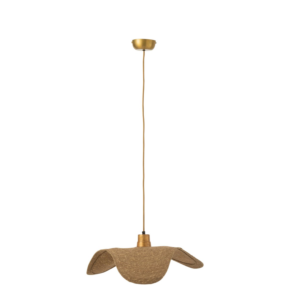 J-Line hangende Lamp Moonj - jute - naturel - small