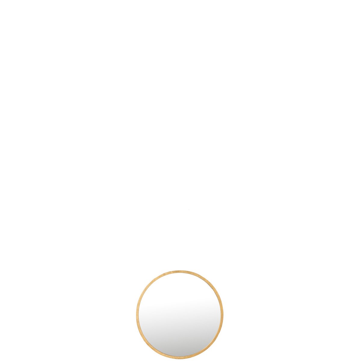 J-Line spiegel Mona Rond - ijzer/glas - goud - small