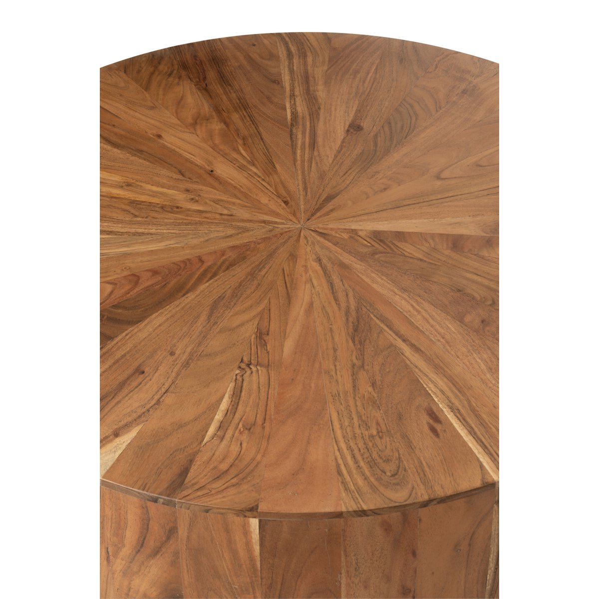 J-Line Salontafel Rond Acacia Hout/Mdf Naturel