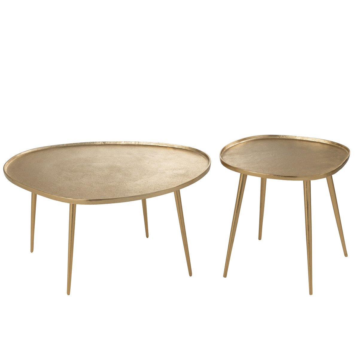 Bijzettafel Vinta - aluminium - goud