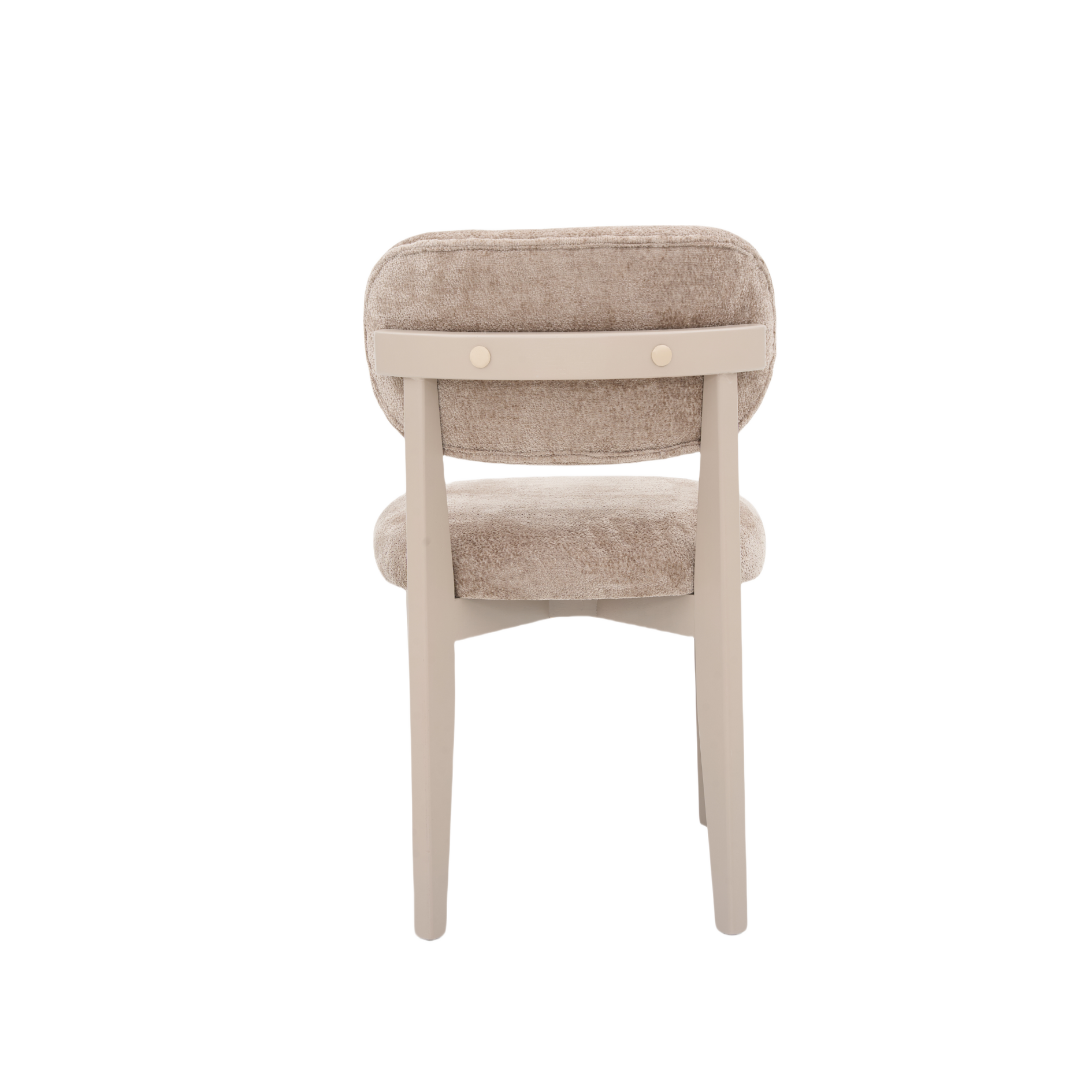Eetkamerstoel Silla – Bruin met Champagne Poten