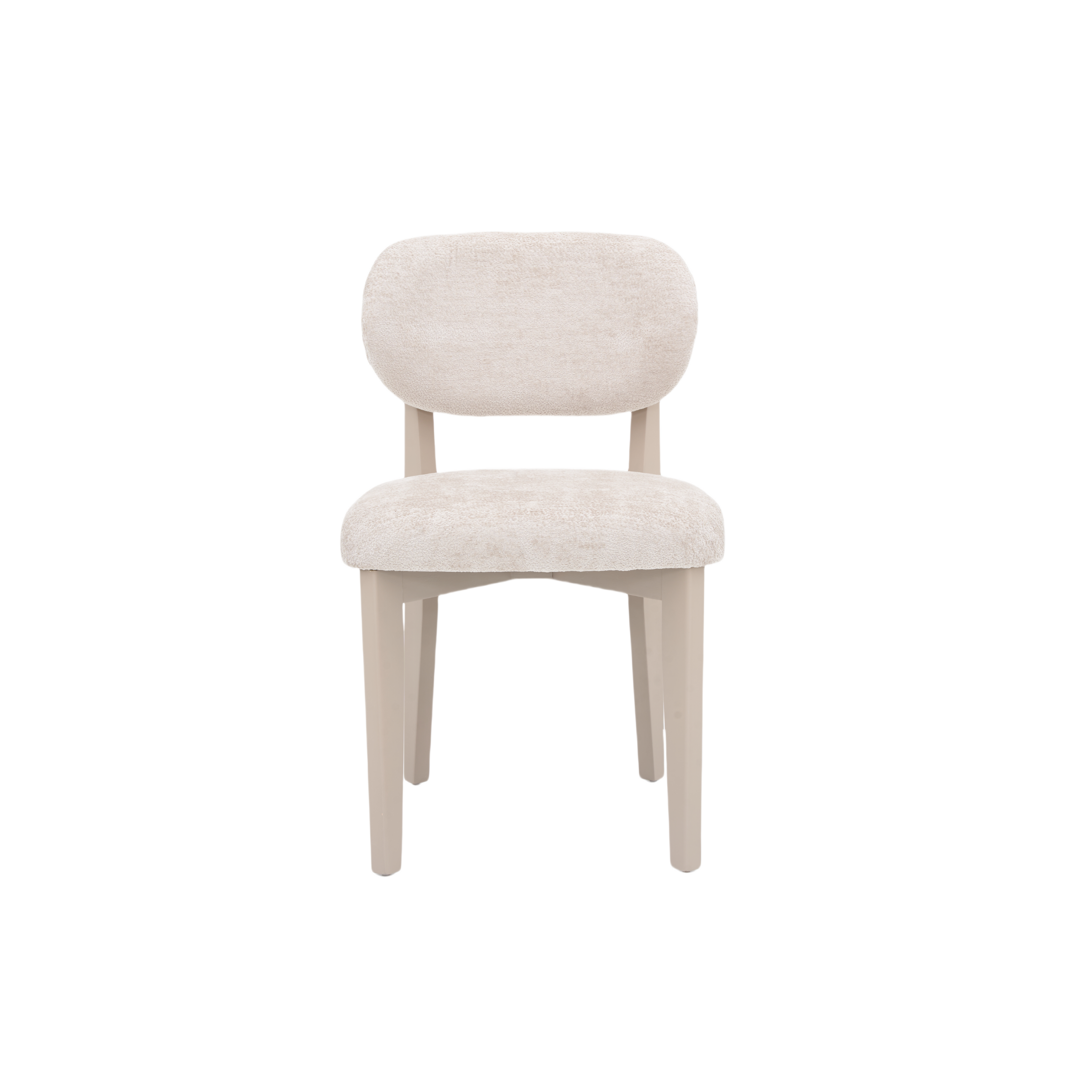 Eetkamerstoel Silla – Taupe met Champagne Poten