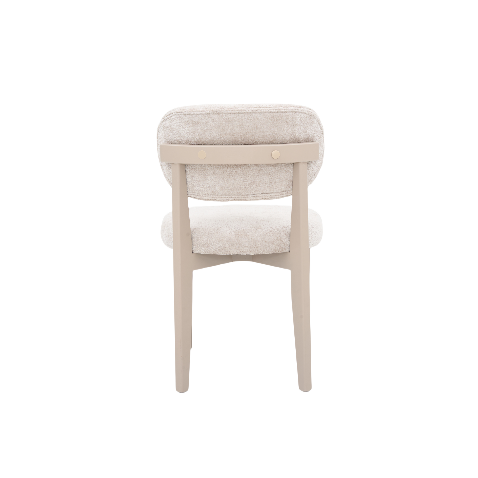 Eetkamerstoel Silla – Taupe met Champagne Poten