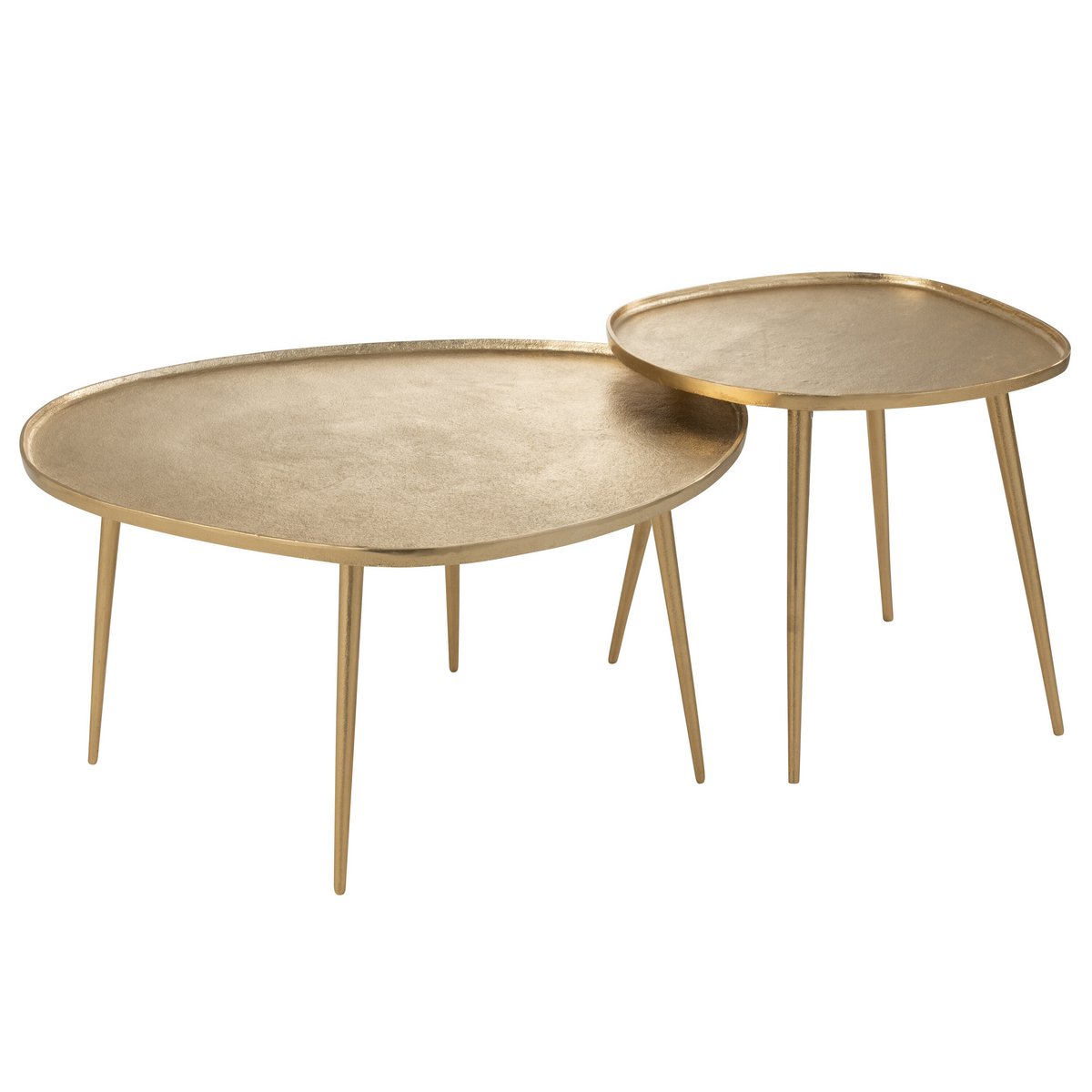 Bijzettafel Vinta - aluminium - goud