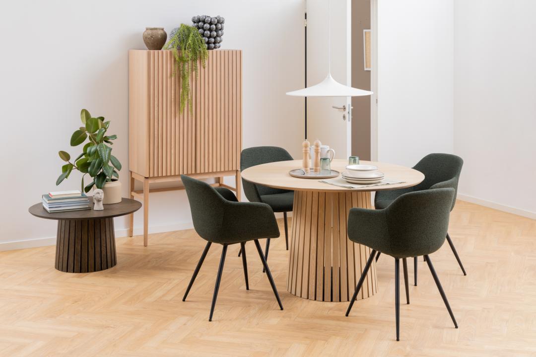 Ronde Eettafel Ø120 cm – White Oak