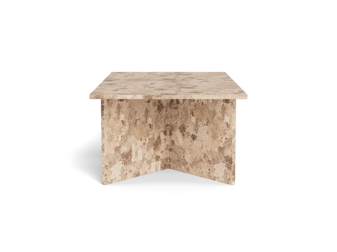 Stone Salontafel - Rechthoekig - Bruin