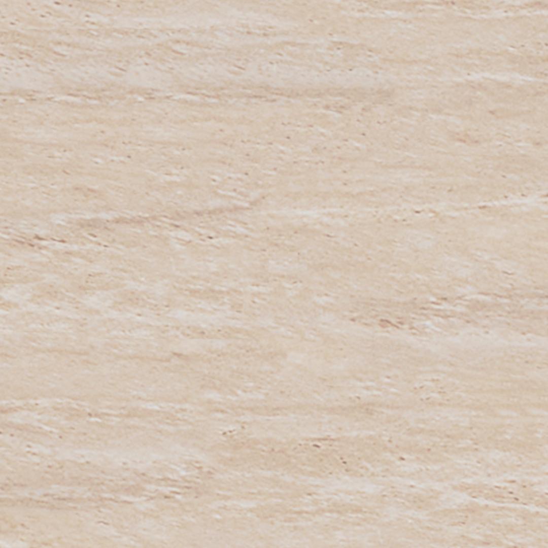 Ronde Salontafel Waleed Keramiek in travertinlook, 70cm, kleur Beige