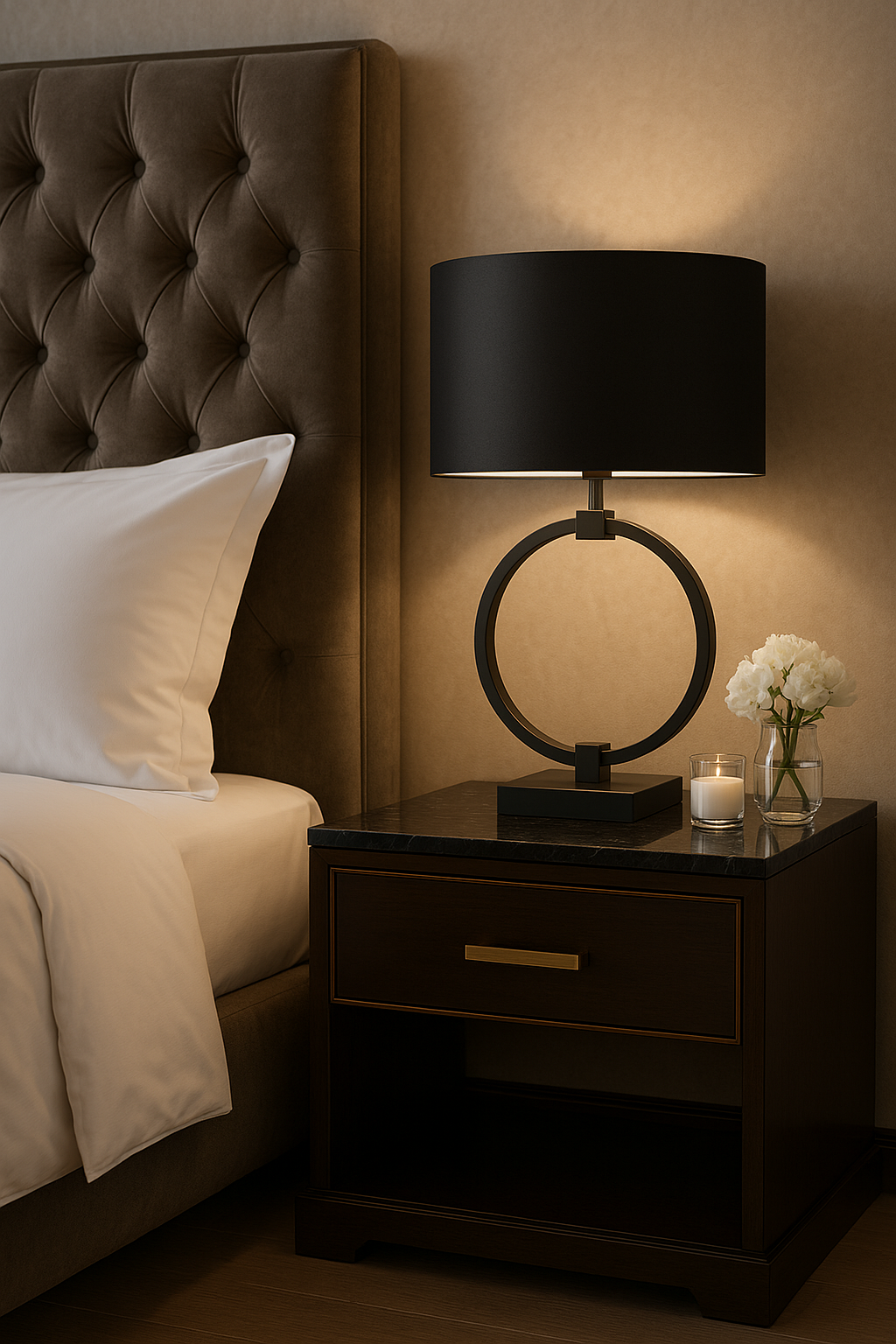 Ringlamp Zwart – maat S | Mat zwart