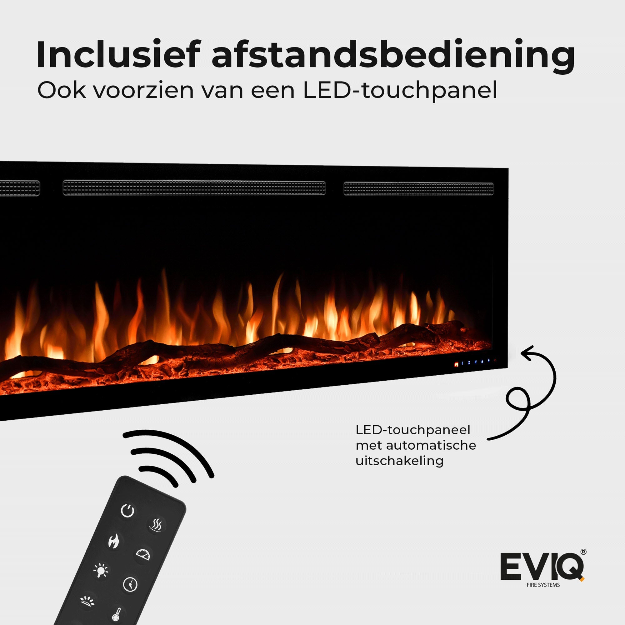 Elektrische sfeerhaard Diamond Inbouwhaard
