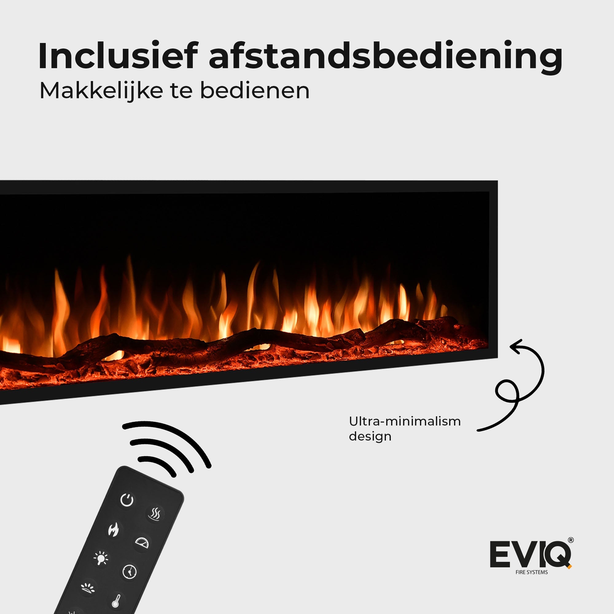 Elektrische sfeerhaard Deluxe - Inbouwhaard