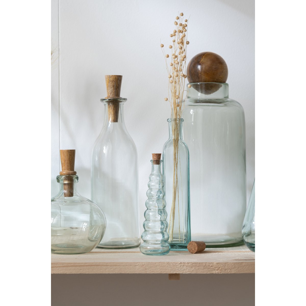 Vaas karaf- decanteerkaraf - glas - transparant