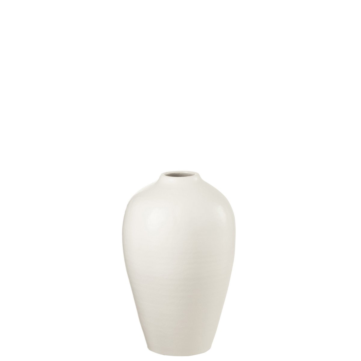J-Line vaas - keramiek - wit - small - 35.00 cm hoog