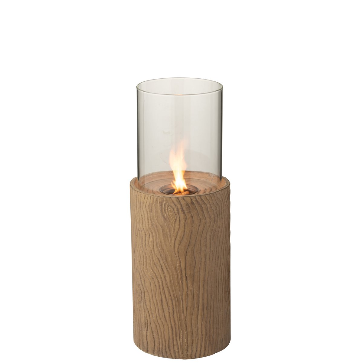 J-Line Vuurkorf Trunk Rond Magnesium Bruin