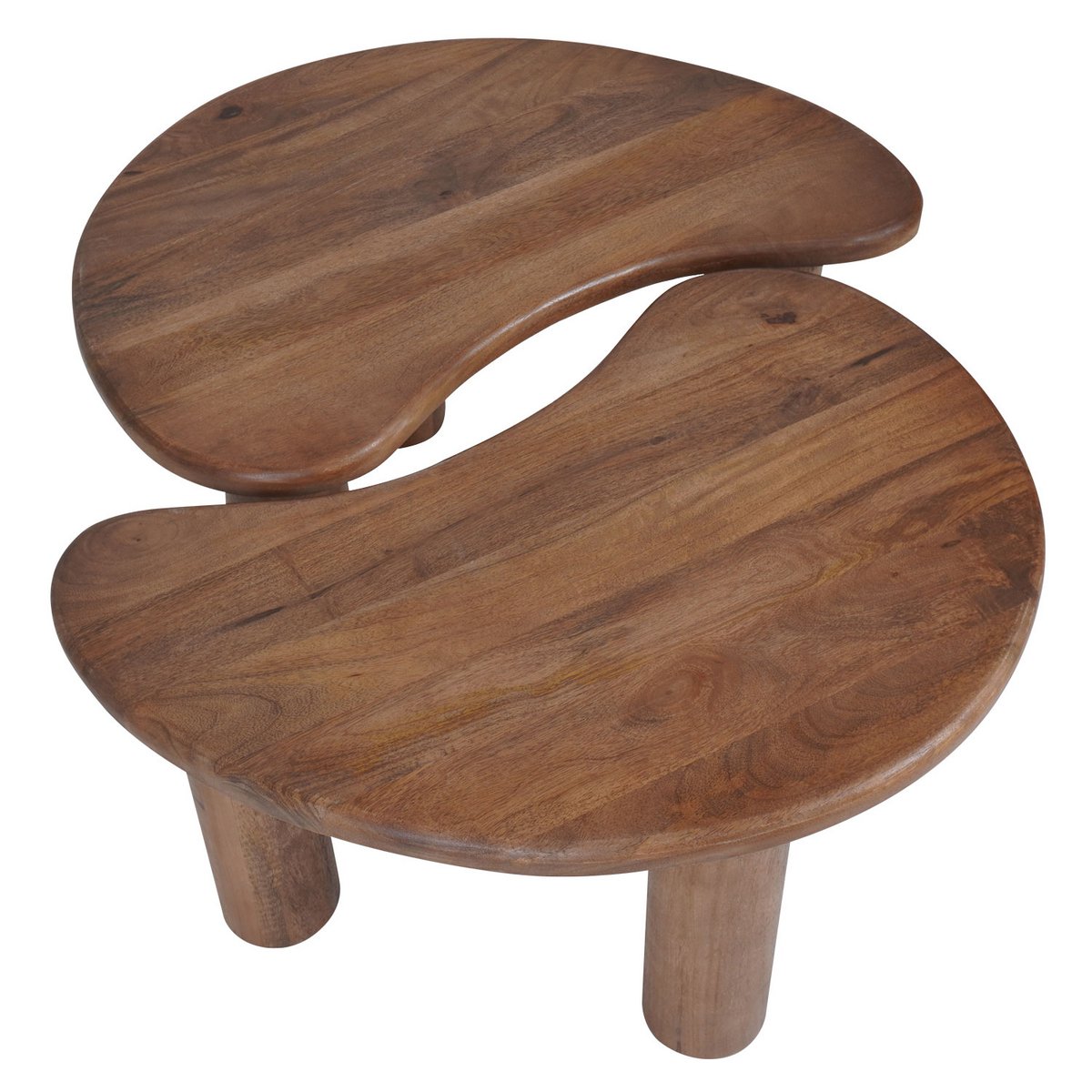 Salontafel Lina – Mangohout – Set van 2