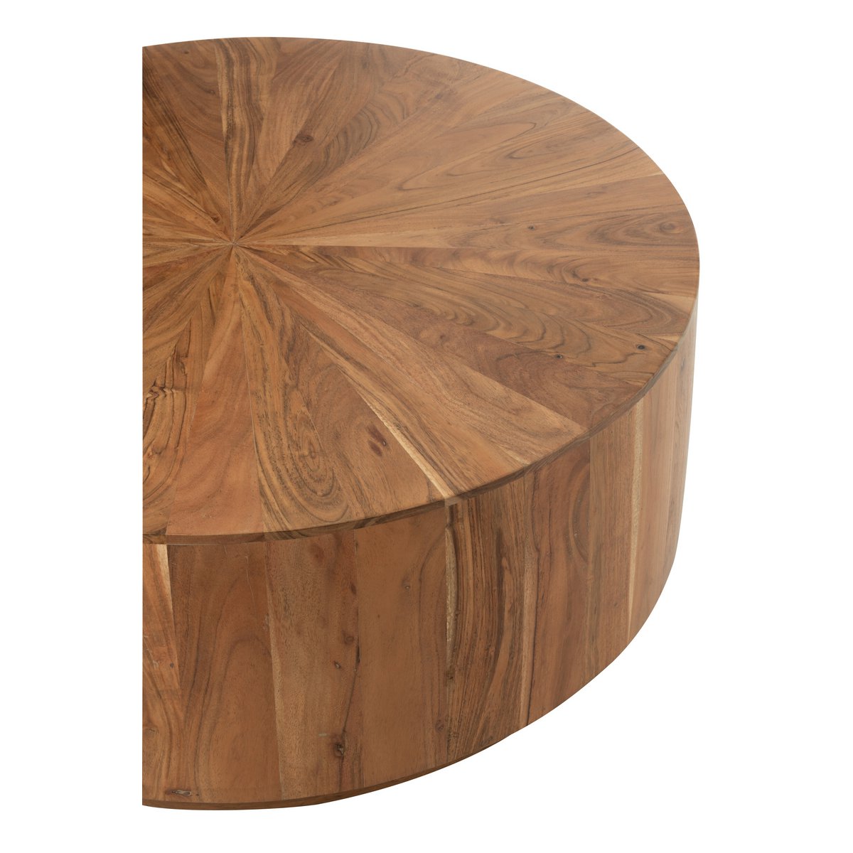 J-Line Salontafel Rond Acacia Hout/Mdf Naturel