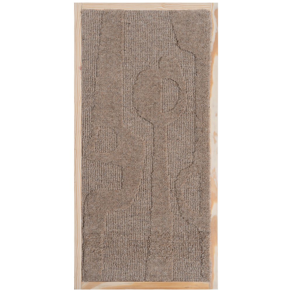 Wanddecoratie Devin Beige – Wool Hanging 40 x 80 cm