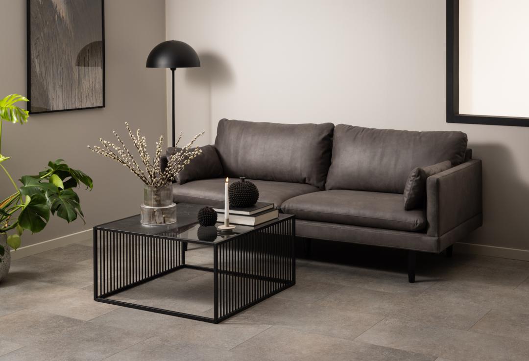 Salontafel Esme Marmerlook, 80 x 80cm