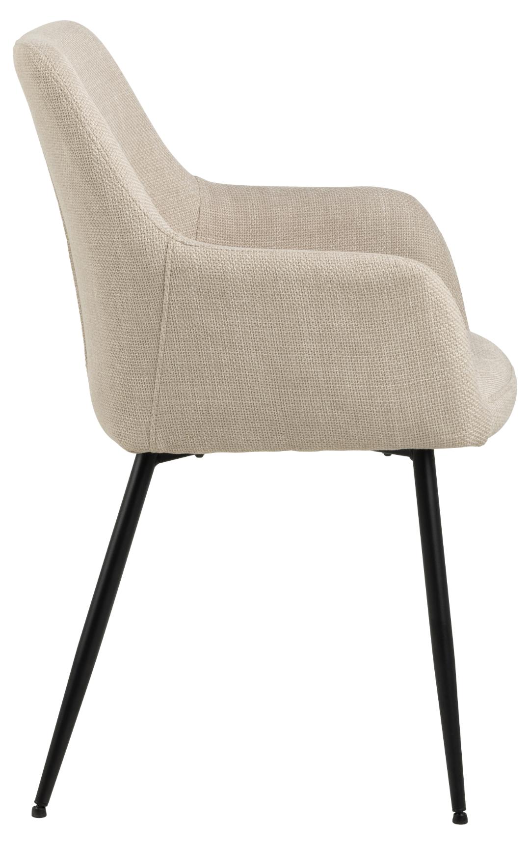 Lizzy dining chair with armrest