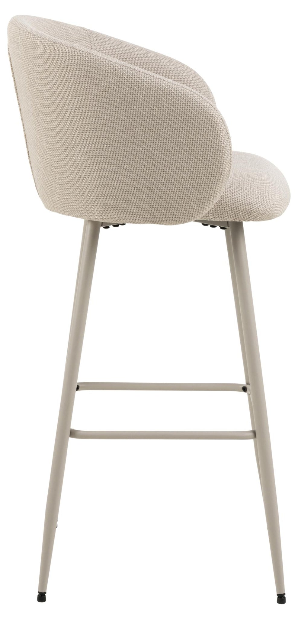 Barkruk Cristi Stof, kleur Beige (zithoogte 78cm)