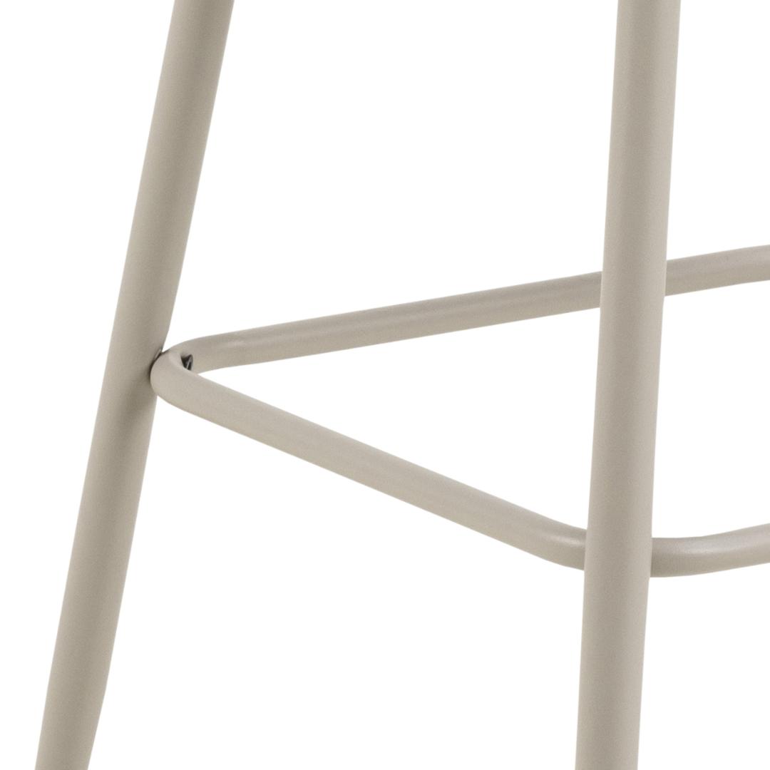 Barkruk Cristi Stof, kleur Beige (zithoogte 78cm)