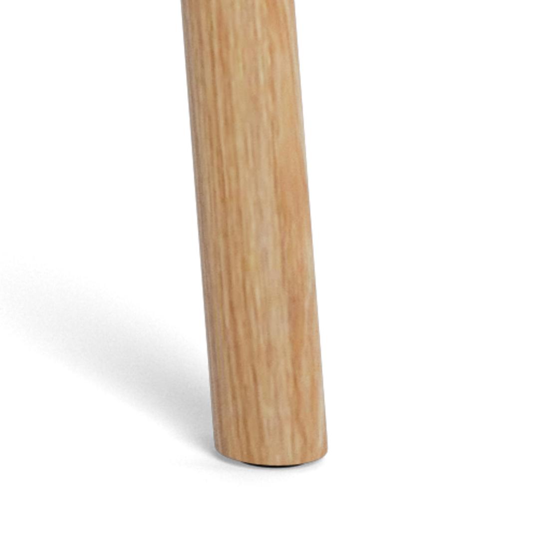 Fauteuil Gerado Eikenhout en Bouclé, kleur Beige