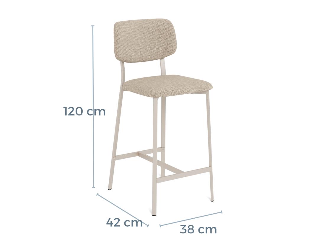 Alison Counter Barkruk Beige