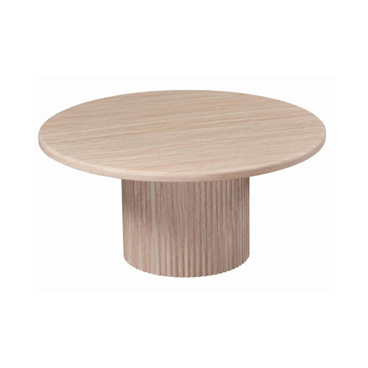 FLINTSTONE COFFEE TABLE MARBLE TOP