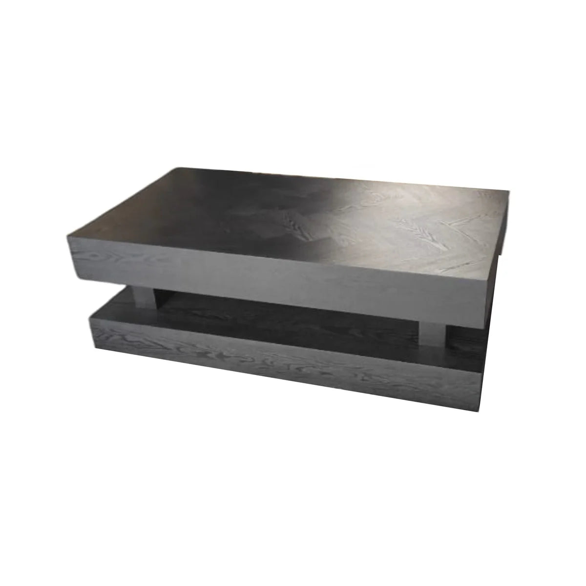 TOLEDO BLACK PLAIN VISGRAAT WITH DRAWER