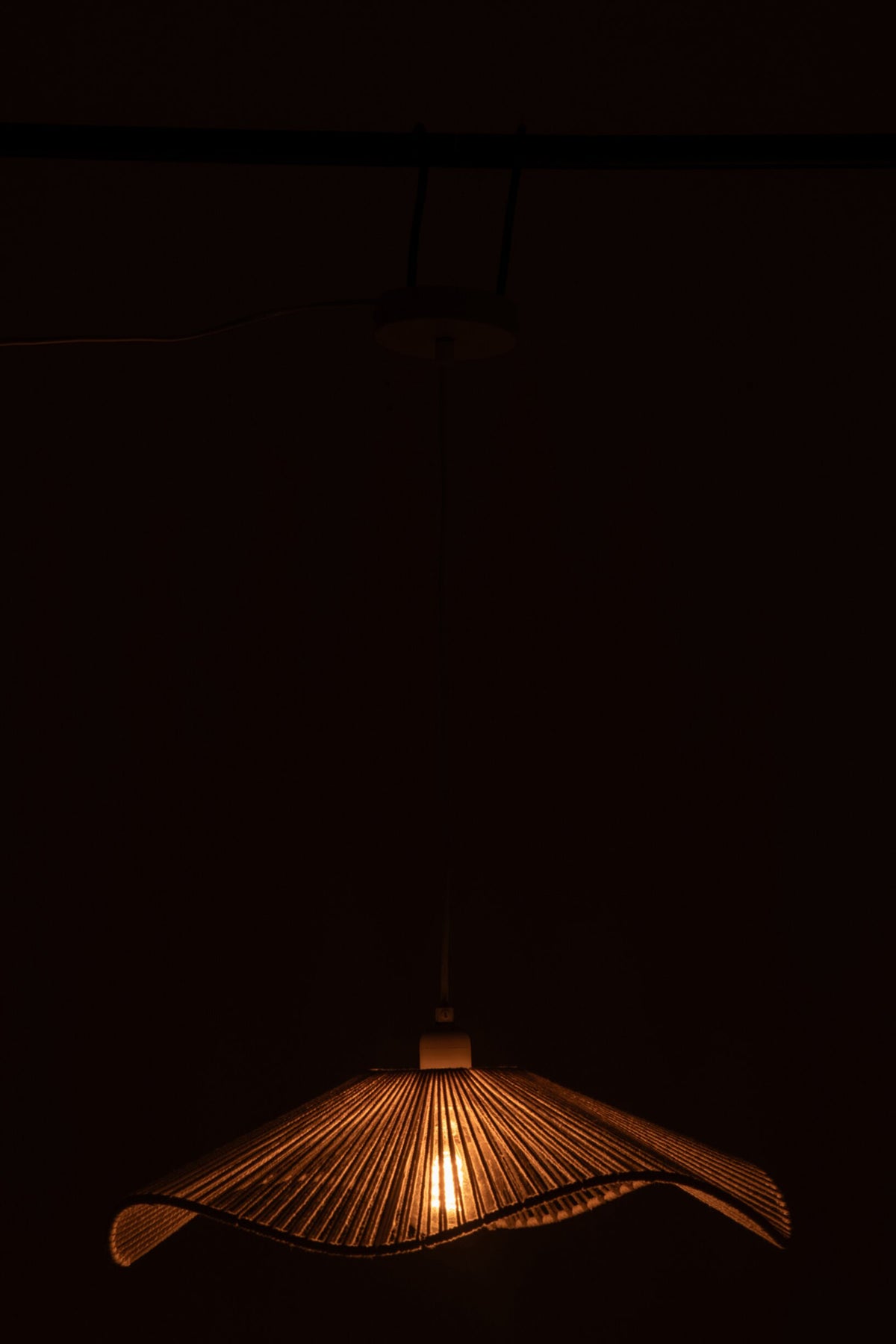 Hanglamp Rope Flax Greige – 49 cm