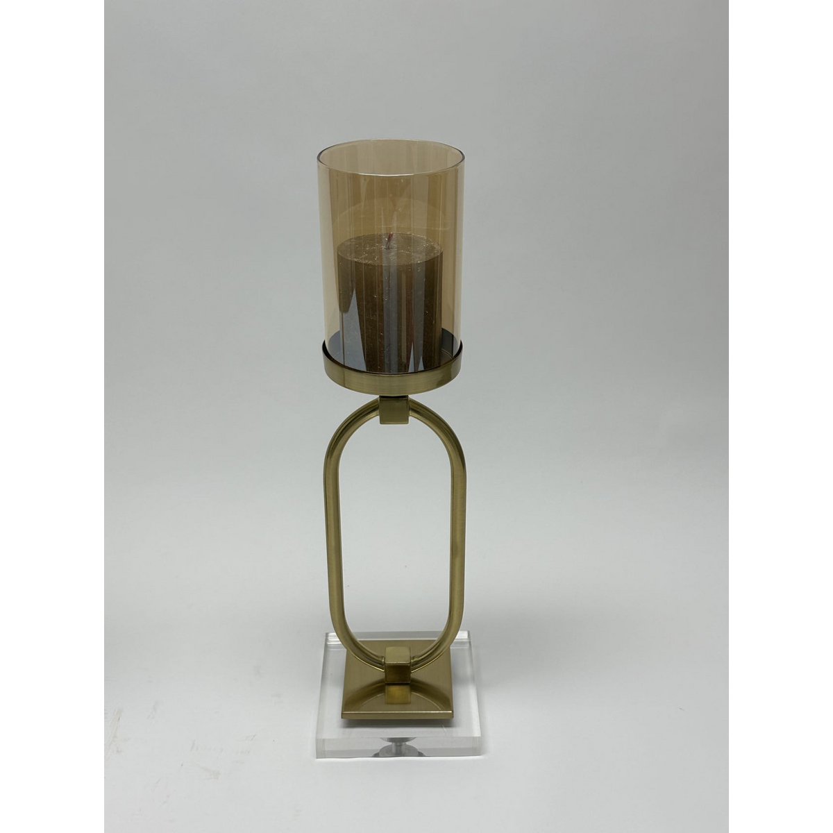 KANDELAAR | GLAS | GOUD| KLEIN/S
