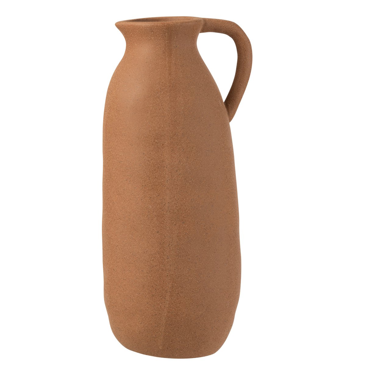 J-Line vaas Kruik - keramiek - bruin - large