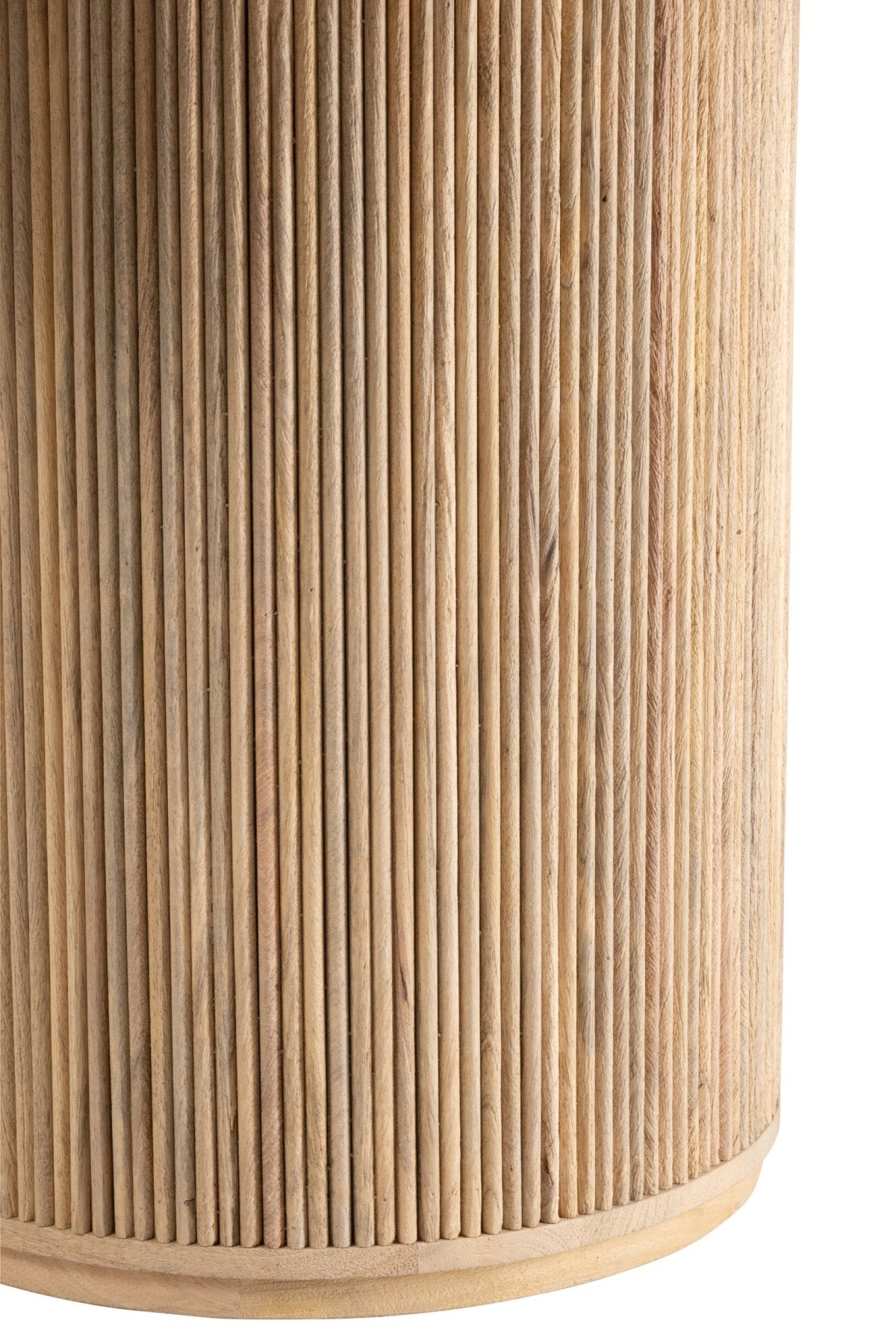 Eettafel Vincent Mangohout Naturel – Ø120 cm
