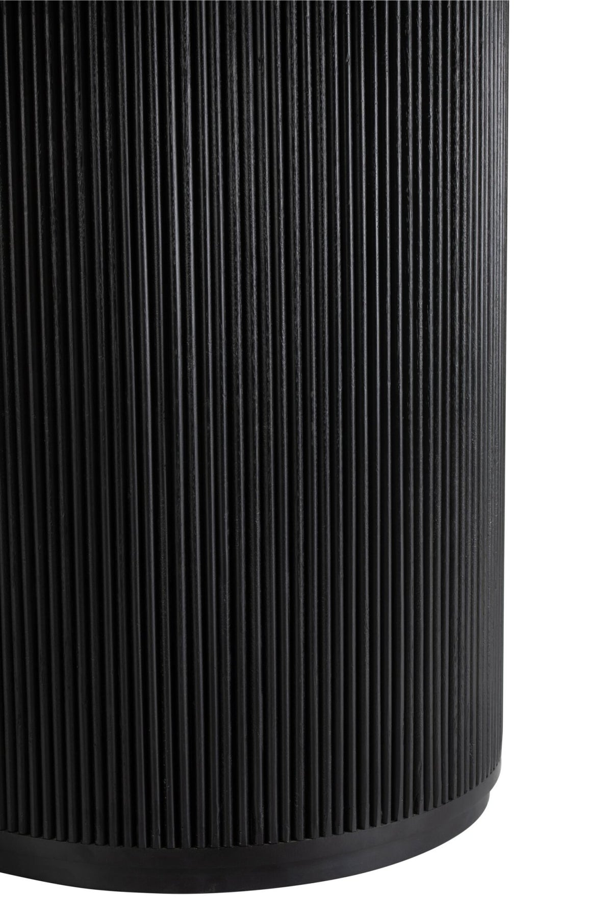 Eettafel Vincent Mangohout Zwart – Ø120 cm