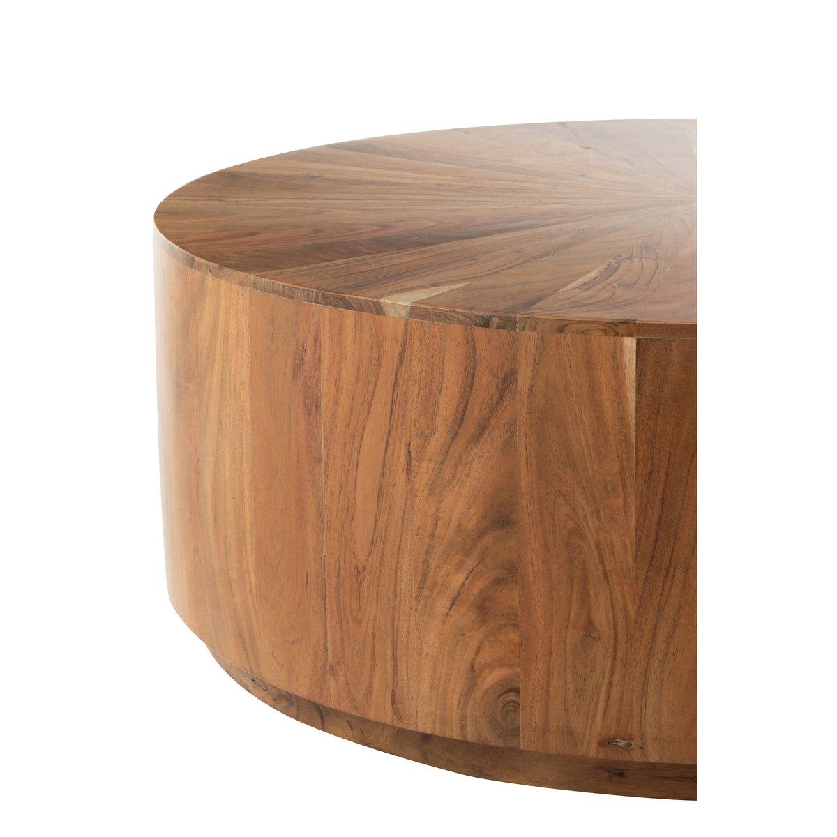 J-Line Salontafel Rond Acacia Hout/Mdf Naturel